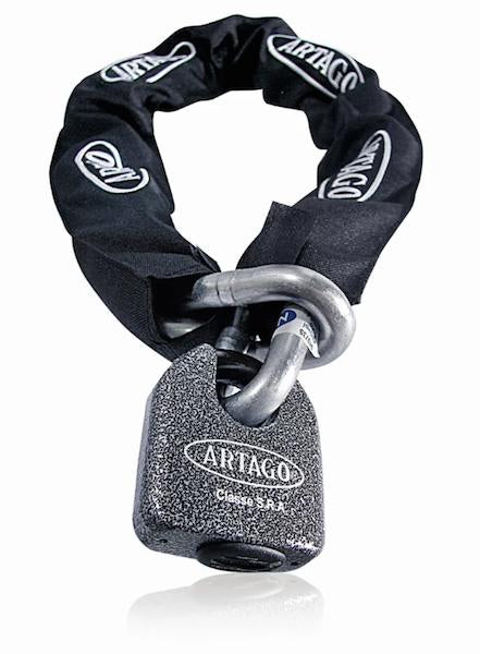 Antivol Moto/bicyclette Kighuu – Chaîne + Cadenas, 1 Mètre, Neuf, Modèle 3023